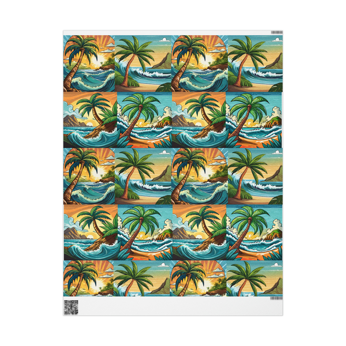 Beach Bliss Gift Wrapping Paper - Image 4