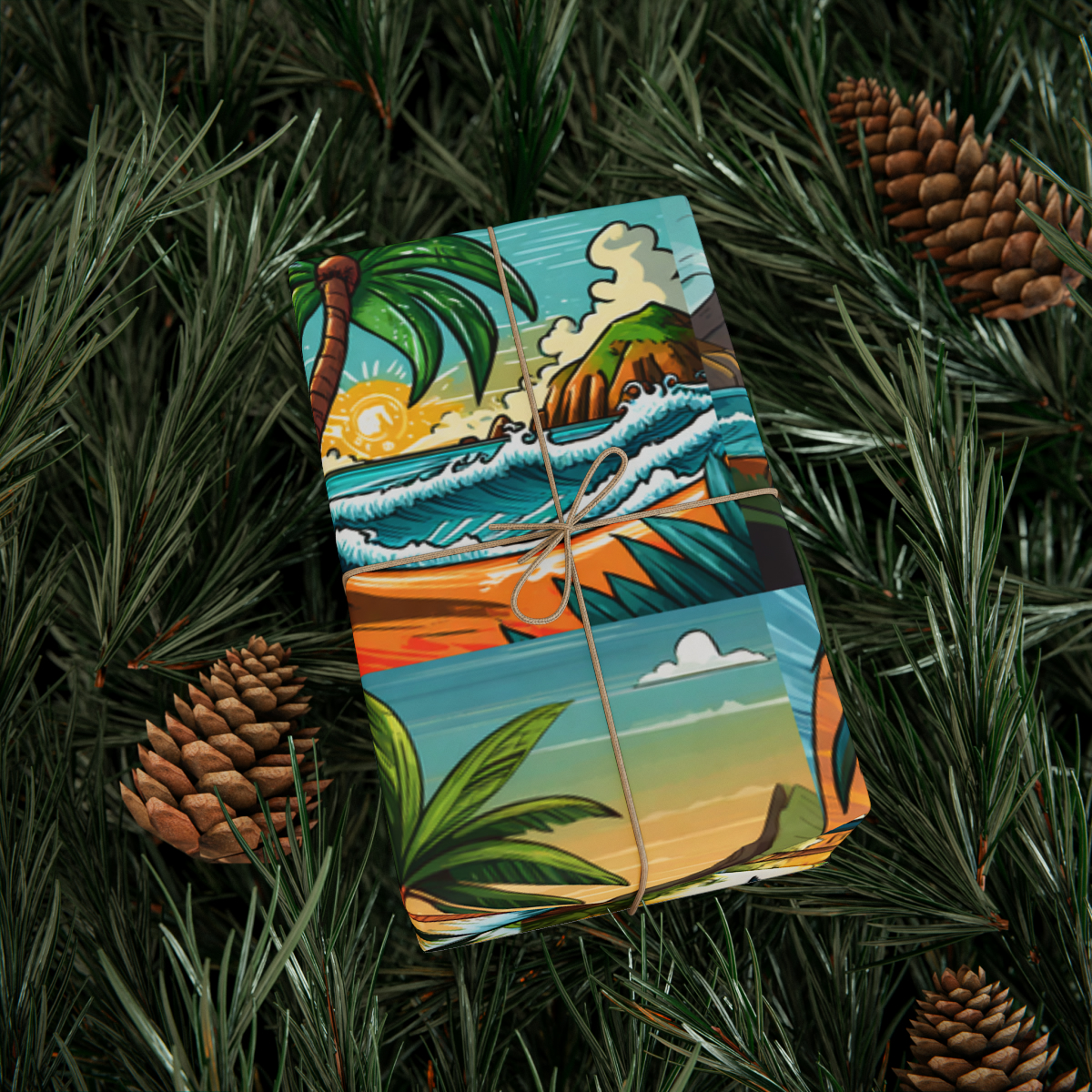 Beach Bliss Gift Wrapping Paper - Image 6