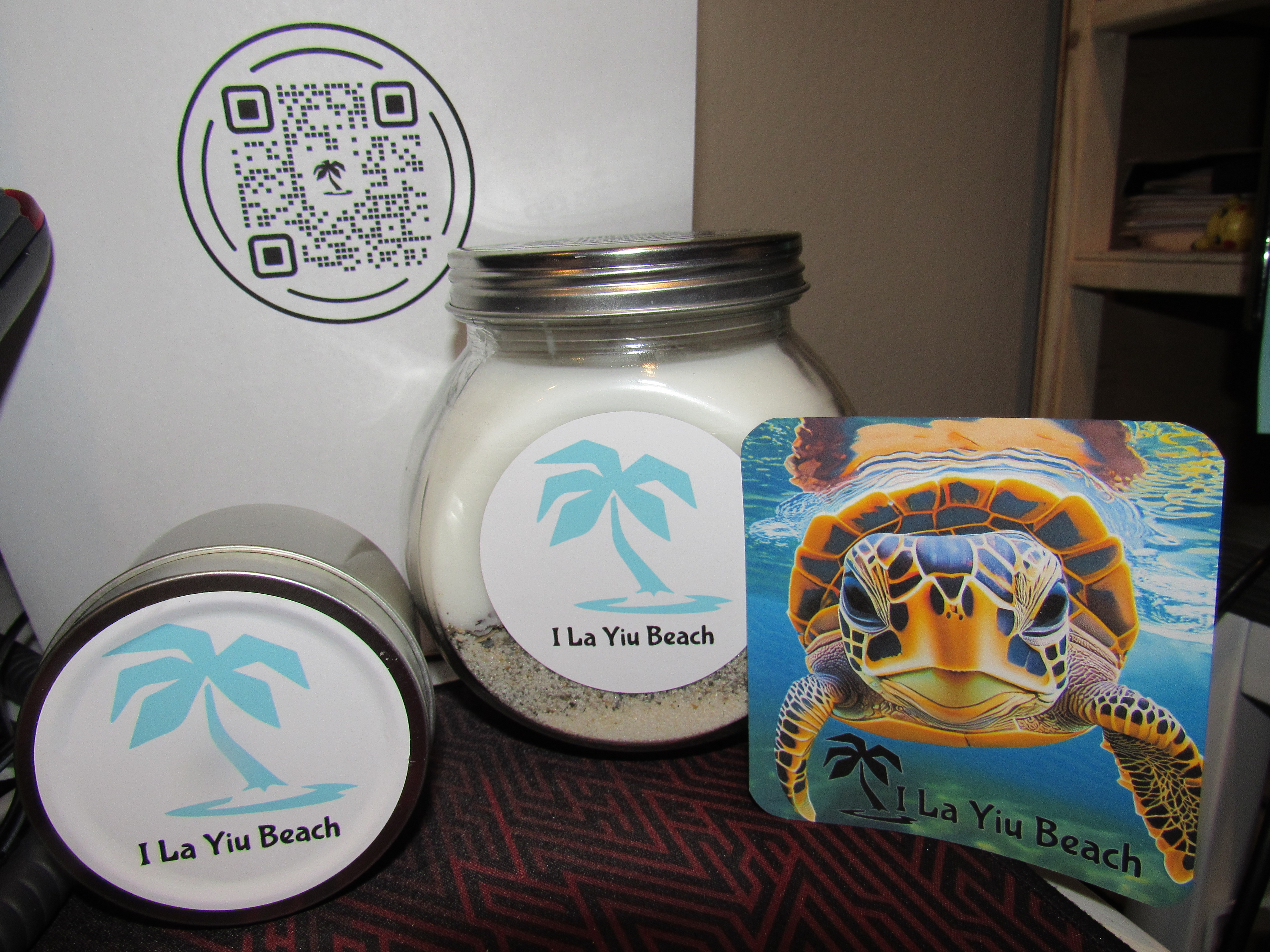 Tropical Beach Escape Candle (Hand-Made)