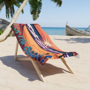 I La Yiu Beach Sunset Towel